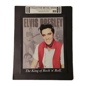 Elvis Presley Poster Metal Tin Sign  Metal Paintings King of Rock N Roll NOS‎